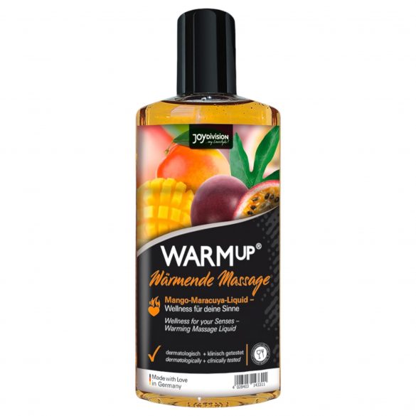 JoyDivision WARMup - verwarmende massageolie - mango-passievrucht (150ml)