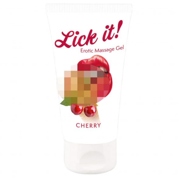 Lick it! - 2-in-1 eetbare glijmiddel - kers (50ml)