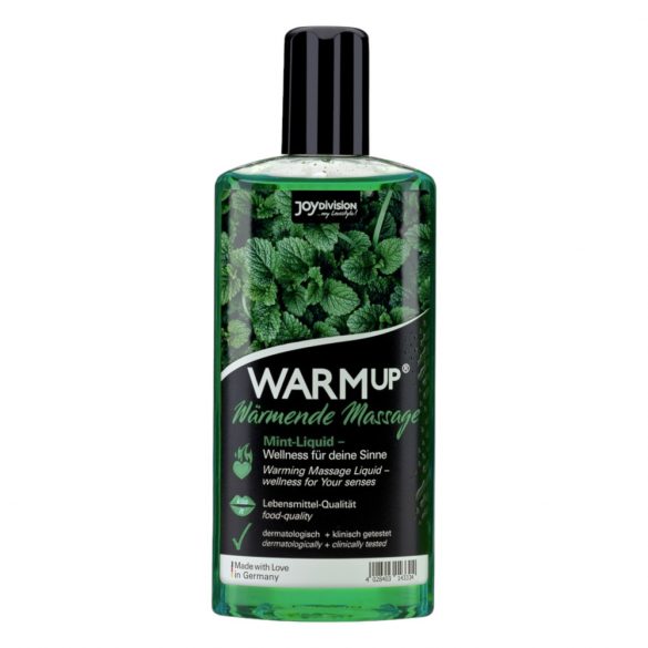 JoyDivision WARMup - verwarmende massageolie - munt (150ml)