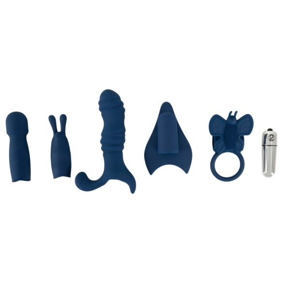 Magic Shiver - vibrator set (blauw)