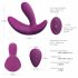 Cotoxo Zadel - oplaadbare, afstandsbediening prostaat vibrator (paars)