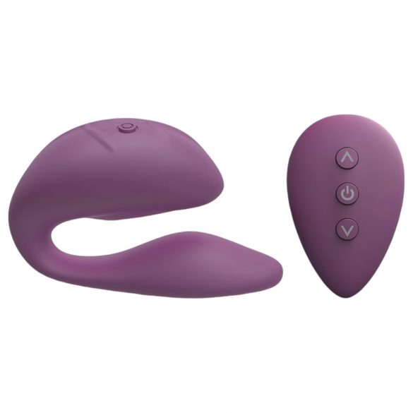 Cotoxo Cupid 2 - oplaadbare, afstandsbediende koppelsvibrator (paars)