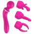 Lonely - 2in1 uitwisselbare kop massager en G-spot vibrator (roze)