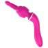 Lonely - 2in1 uitwisselbare kop massager en G-spot vibrator (roze)