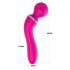 Lonely - 2in1 uitwisselbare kop massager en G-spot vibrator (roze)