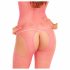 Rene Rofe - visnet catsuit (S-L) - roze