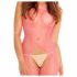 Rene Rofe - visnet catsuit (S-L) - roze