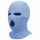 Balaclava - gebreide spannende masker met 3 openingen (blauw)