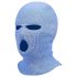 Balaclava - gebreide spannende masker met 3 openingen (blauw)