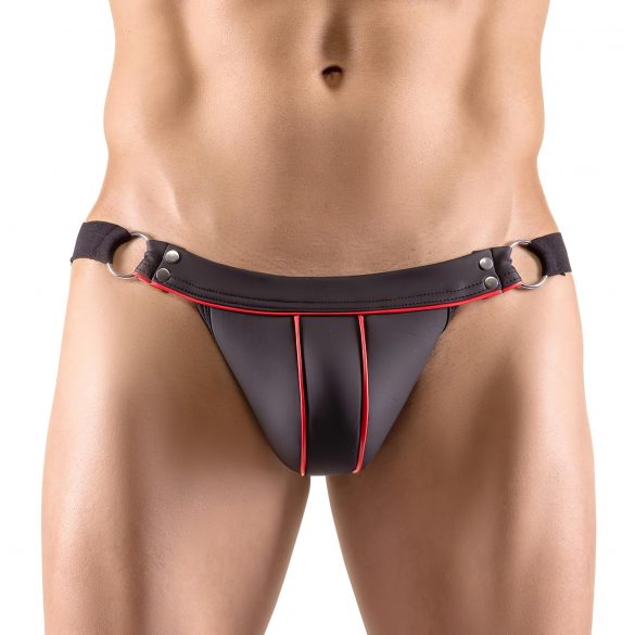 Svenjoyment - metalen ring jock (zwart)