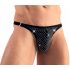 Svenjoyment - mannen string met strass (zwart) - M