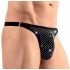 Svenjoyment - mannen string met strass (zwart) - M