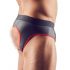 Svenjoyment - open jock slip (zwart-rood) - L