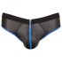 Svenjoyment - open jock slip (zwart-blauw) - L