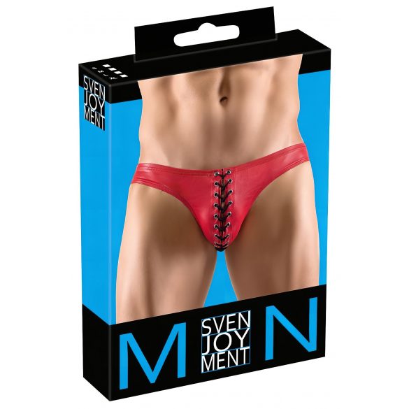 Svenjoyment - zwarte herenstring (rood) - M