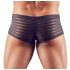 Transparante gestreepte boxershort (zwart)