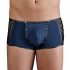 NEK - zwarte veters met net inzetstukken boxershort (blauw)