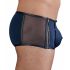 NEK - zwarte veters met net inzetstukken boxershort (blauw)