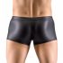 Svenjoyment - glinsterende rits matte boxers (zwart) - M