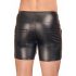 NEK - heren shorts met metalen gesp (zwart) - M