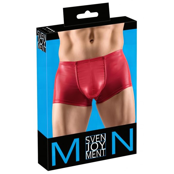 Svenjoyment - glanzende push-up boxershort (rood)