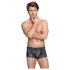 NEK - boxershort met slangenhuidprint (zwart) - L