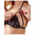 Cottelli - Open Laceset (zwart) - M