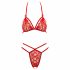 Cottelli - Open Lingerieset (rood)