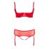 Cottelli Plus Size - Red Versatile Lingerie Set 