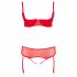 Cottelli Plus Size - Red Versatile Lingerie Set 