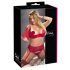 Cottelli Plus Size - Red Versatile Lingerie Set  - 90D/XL