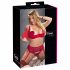 Cottelli Plus Size - Red Versatile Lingerie Set  - 90D/XL