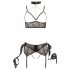 Cottelli Bondage - kanten lingerie set (5-delig) - M