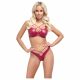 Cottelli Party - glanzend bh-set (rood)