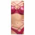 Cottelli Party - glanzend bh-set (rood)