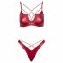 Cottelli Party - glanzend bh-set (rood) - 80B/M