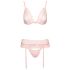 Kissable - kant lingerie set (roze)