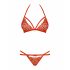 Obsessive 838-SET-3 - kanten bh-set (rood) - L/XL