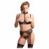 Abierta Fina - Stoute kant - lingerie trio - 80B/M