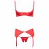 Cottelli - open beugel-bh set (rood)