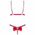 Obsessive Rubinesa - pikant lingerie set (rood)