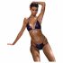 Obsessive Balitta - glanzende halter bikini (paars) - M