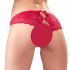 Cottelli - Open string met strikje (rood)