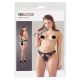 NO:XQSE - open slip met strikjes (zwart) - XL