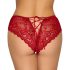 Cottelli - open kanten slip (rood)