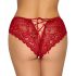 Cottelli - open kanten slip (rood)