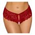 Cottelli - open kanten slip (rood) - M