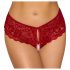 Cottelli - open kanten slip (rood) - M