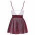 Cottelli - schoolgirl kostuum (rood-wit) - M