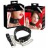 Bad Kitty - silicone halsband met riem (zwart)